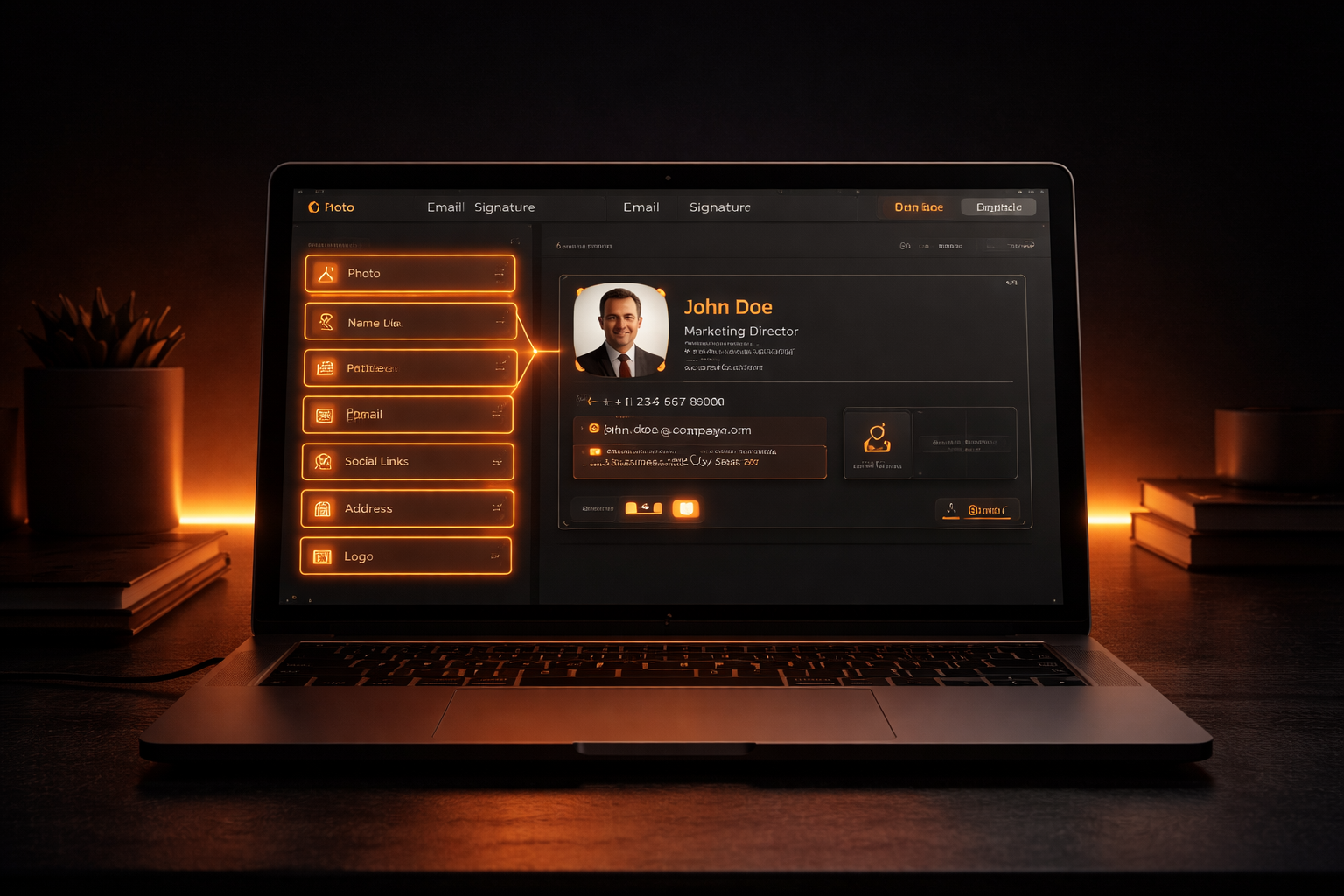 Visual Signature Builder